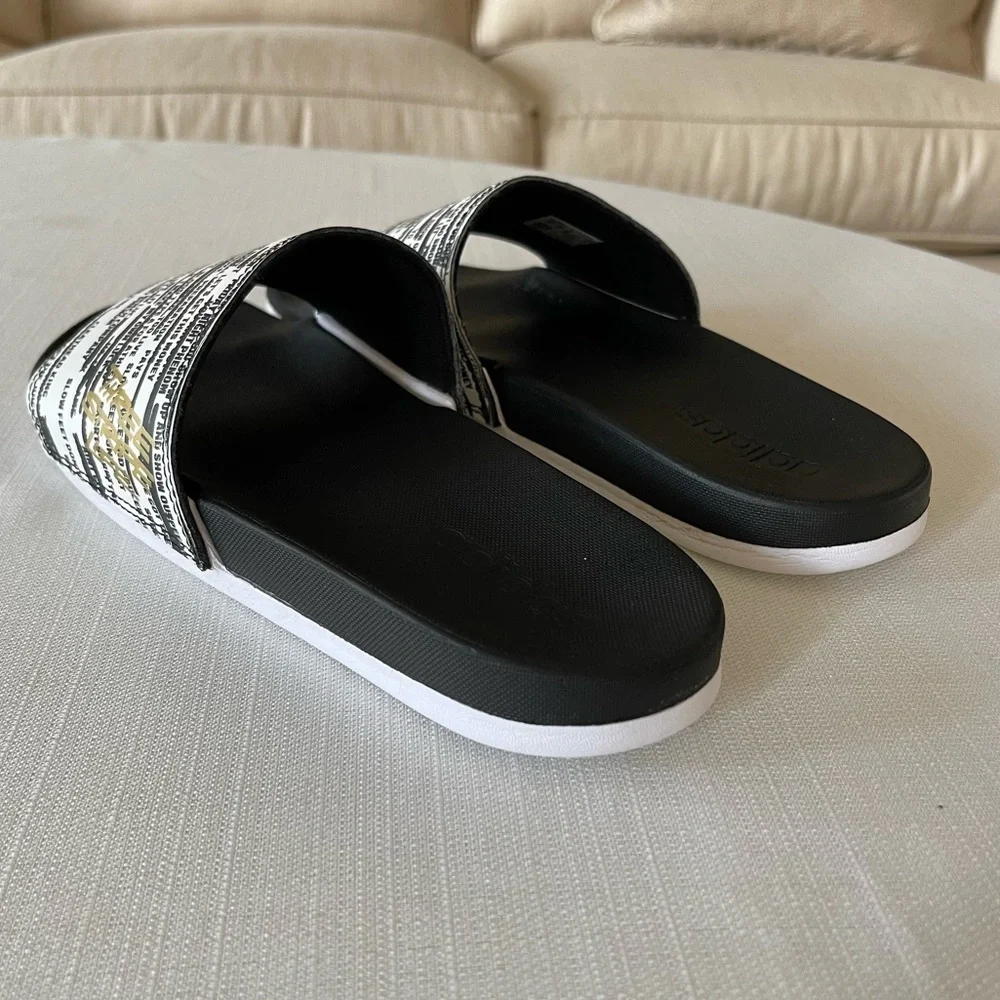Adidas Synthetic Adilette Three Stripe Life Comfort Slides